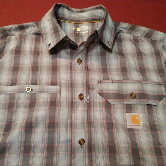 CARHARTT FORCE Button Front SS Mesh Vented - Picture 7 of 7